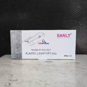 Kap Lampu Jalan Sanly SY-PJUE27 Plastik Waterproof / Outdoor Bulb Housing E27 Original