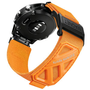 22 26mm Elastic Nylon Easy Fit Strap For Garmin Fenix8 5Plus 6Pro 7 7X Wristband Replaceable Watch Band Instinct1 2 Bracelet