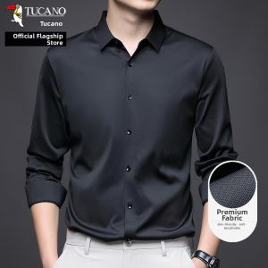 TUCANO | Coolness Business Wear-resistant Crease-free Ice Silk Casual Mens Shirt