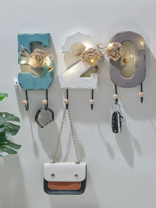 Giá Treo Móc Treo Áo Cổng Nhà Đơn Giản Hiện Đại Bằng Gỗ Trang Trí Tường Nhà Cửa Móc Khóa Móc Treo Quần Áo Cửa Hàng