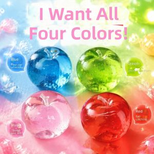 YF Apple Squishy Toy Slow Rebound Malt Sugar Texture Stress Relief Squeeze Fruit Anti-Anxiety Fidget FY