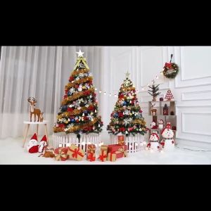 【COD/24H SHIP】Christmas Tree Artificial Holiday Christmas Tree on sale 4FT/5FT/6FT/7FT christmas decoration for home 2026 Party Decoration Tree with Sturdy Stand for New Year Indoor Outdoor Decoration Easy to Assemble