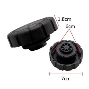 1 Nắp đậy bình nước làm mát màu đen 7cm cho ô tô xe hơi Mercedes Benz
