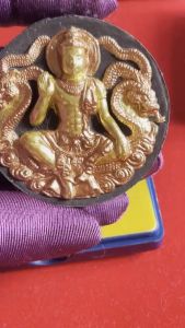 ท่านพ่อจตุคามรามเทพ รุ่นโคตรมหาเศรษฐี ปี 2550 เนื้อกากยายักษ์ปัดทอง ขนาด 5 ซม.