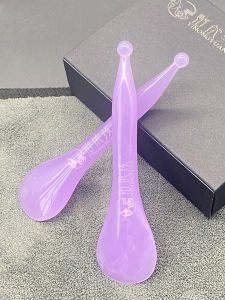 Bộ Dụng Cụ Mát-xa Mặt Cổ Mắt Violet Gua Sha Stick Kéo Huy Động Dụng Cụ Mát-xa Thiết Bị Chăm Sóc Sức Khỏe Kinh Lạc