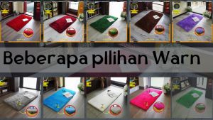 Sajadah Bulu Rasfur Polos Nyaman Ukuran 115 cm x 65 cm HDP/SUPER LEMBUT