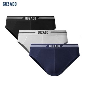 COMBO 3 Quần lót tam giác Brief nam chất BamBoo kháng khuẩn mềm nhẹ thoải mái GBF02 Thương Hiệu GUZADO