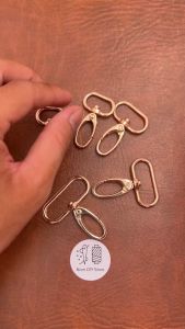 Móc Chó Càng Cua Giọt Nước Mạ Vàng F674 Nhiều Size Phụ Kiện Làm Túi Xách Giỏ Đeo Bóp Ví Handmade DIY