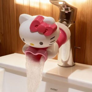 Bandai | Anime Hello Kitty High Quality Faucet Handwashing KT Cat Splashproof Faucet Extender High Quality Faucet Mouth Birthday Gifts