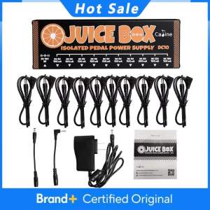 IRIN | Caline DC10 Electric Guitar Effect Pedal Power Supply 10 Isolated Outputs Power Supply 9V 12V 18V Outputs Guitar Accessories