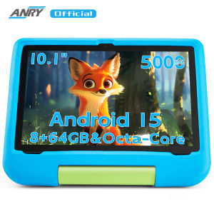 10.1inch 2025 Android Kids Tablet with 8GB RAM + 64GB ROM Dual Camera 1280x800 IPS Display 5000mAh Battery Dual-Band WiFi 6
