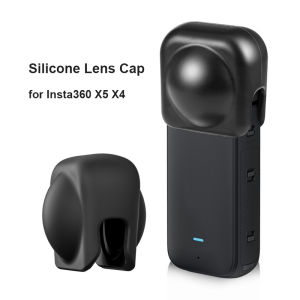 Silicone Lens Cap for Insta360 X5 X4 X4Air Protector Cover Camera Accessories Anti-dust Anti-scratch Lens Protective Case