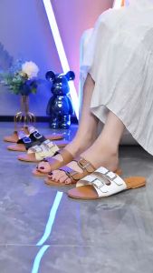 Elegant hot new korean fashion flat sandal