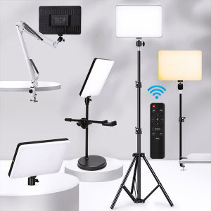 Dimmable LED Video Light Panel 2700k-5700k Photography Lighting For Live Stream Photo Studio Fill Lamp EU Plug