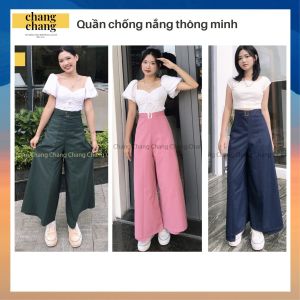 [Nhập RS0822 giảm 30k cho đơn 99k][BIGSIZE] Quần Chống Nắng Thiết Kế Vải Thời Trang Cao Cấp Có Dán Và Cài Nút Chắc Chắn | CHANG CHANG | Full Màu
