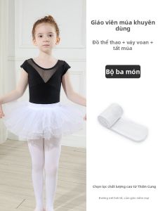 Bộ Đồ Múa Ballet & Thể Dục Nhảy Múa Cho Bé Gái Màu Hồng