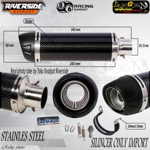 silincer silinser only knalpot import Taiwan Leovince Gp Corsa