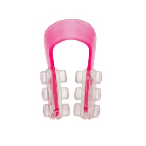 Soft Magic Silicone Nose Shaper Lifting Clip Nose Bridge Shaping Corrector Nose Up Slimming Massager Pink Nose Up