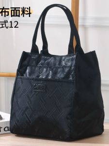 Mummys Oxford Cloth Handbag Vertical Commuter Bag Soft Handle Medium Size Polyester Lining Washable Casual Leisure Bag