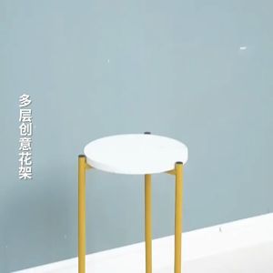 ขาตั้งกระถาง ขาตั้งกระถางดอกไม้เหล็ สไตล์เรโทร ช้สำหรับตกเเต่งเเละจัดสวนให้ดูดีมีระเบียบ