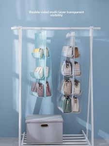 Bag Storage Bag Hanging Bag Wardrobe Fabric Dustproof Organizing Bag For Home Pannier Bag Storage Rack Storage Fantastic