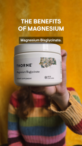 Thorne Magnesium Bisglycinate Powder (187g/ 114g ) NSF Certified Muscle Relaxation Restful Sleep Stress Reduction & Healthy Sugar Metabolism
