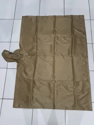 Rain coat | Jas Hujan Ponco coklat | Jas Hujan Kelelawar Polisi warna coklat |Rain coat polisi