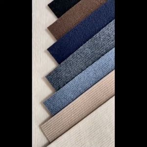Self Adhesive Stair Rug Non Slip Solid Color Soundproofing Floor Mats Free Cut Self Adhesive Rug Stripe Stair Floor Mats Home Office Non Slip Mats Anti Scratch Pet Floor Mats