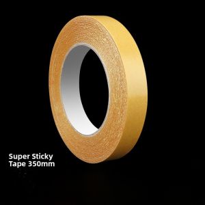 High Strength Cloth Base Tape Thickened Double Sided Adhesive High Viscosity Wall Fixing Heat Resistant Transparent Grid Carpet Floor Adhesive Paper Leather Joining Tape