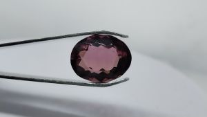 Natural Brazil Pink Color Tourmaline 11.10 Cts. Oval Cut Eye Clean Grade Loose Gemstone
