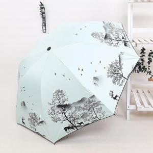 Ink Deer Sun and Rain Umbrella
