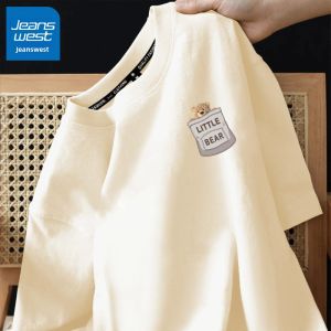 Jeanswest | Summer Loose Fit Short Sleeve Cotton T Shirt