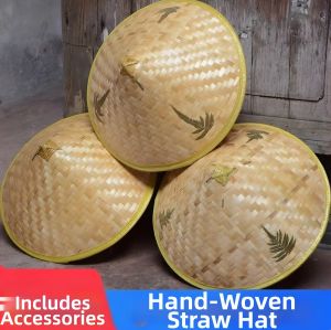 LENIHALC | Sun Protection Rainproof Large Brim Straw Hat