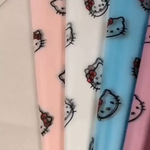 Kertas Bunga Buket Transparan Frame List Hello Kitty Flower Wrapping Paper Frame Cellophane KB81