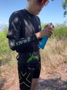 Mountainhiker | Outdoor Sport Water Bottle Camping Running Bicycle Soft Folding TPU Soft Flask Water Bag Large Diameter Light Free 200ML 500ML