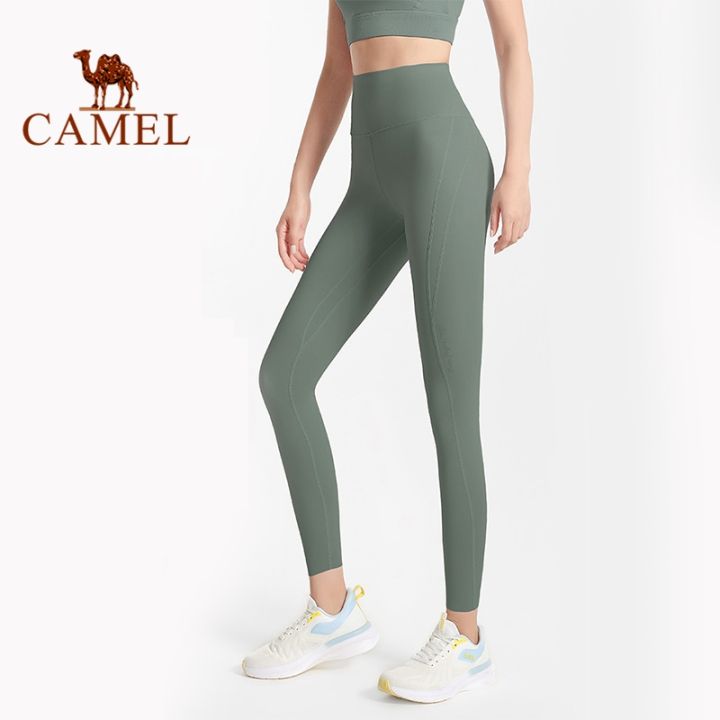 Camel Women's lycra Yoga Pants Seamless Fitness Gym Leggings