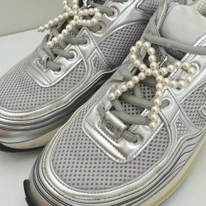 2Pcs Sweet Cute Imitation Pearl Bowknot Beaded Pendant Shoe Buckle Y2K Style Bow Decorative Charms Women Girls Shoe Accessories