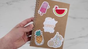 Giấy Dán Decal Vinyl Khổ A4 30 Tờ Màu Trắng Bóng Chống Nước Tự Dính Dùng Được Cho Máy In Phun