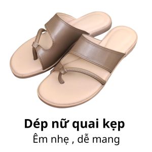 Dép nữ xỏ ngón DepStyleVN đế mềm siêu êm chống trượt size 35-39