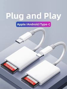 OLYSON | Apple Compatible SD TF CF Card Reader USB 3.0 Type-C Converter