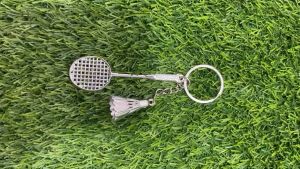 Gantungan Kunci Raket & Shuttlecock Bulutangkis AP63 / Badminton Racket & Shuttlecock Key Chain