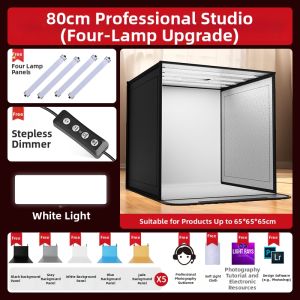 JIAHUACAI | Foldable LED Soft Light Photo Studio Box For Product Photography
