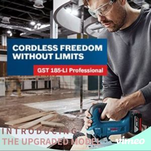 BANSOON BOSCH GST 185-Li Professional. Cordless Jigsaw. Bare unit or Set with Starter Kit.
