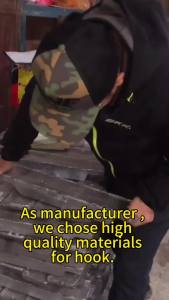 Móc Câu Jig MrLurion Thép Carbon Cao Cấp Có Ngạnh Dành Cho Cá Bass Mồi Mềm Giun Kèm Túi Đựng Đồ Câu.
