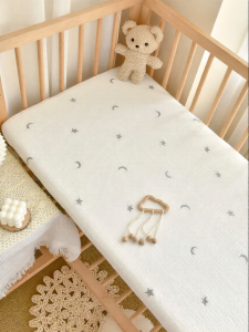 ANYOUBI | Cotton Gauze Baby Bed Sheet