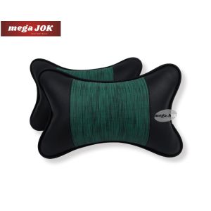 Bantal leher mobil motif serat kayu ( 2 pcs )