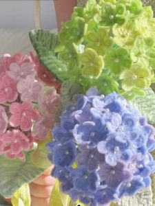 Romantic DIY Flower Bouquet Pendant Handmade Surprise Gift for Friends Creative DIY Handcraft Material Kit Floral Decor