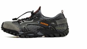(SPORTUREDO) Sepatu Sandal Hiking Pria Olahraga Tali Gunung Mendaki Terlalis Bernapas Musim Panas Waterproof Sepatu Olahraga Outdoor Gunung 39-44