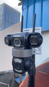 15MP Three Lens CCTV Camera YooSee ซูมได้ไกล10เท่า WiFi 4G Sim Card กล้องวงจรปิด360 Outdoor Waterproof มีไมค์มีลำโพง มีภาพสีตอนกลางคืน แจ้งเตือนผ่านแอป IP Securety Camera FNKvision