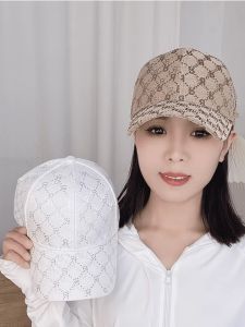 Summer 2025 Womens Wide Brim Baseball Cap Fashionable Casual Lettering Streetwear Versatile Large Cuff Flat Cap Cotton Made